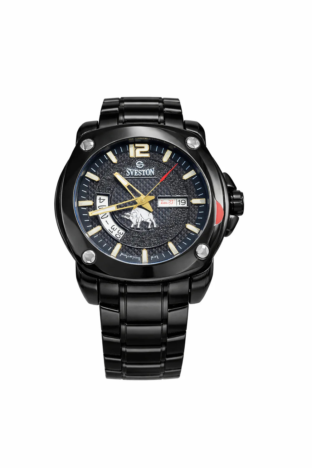 Sveston Black Stallion Luxury Men’s Watch – Dual Display Edition