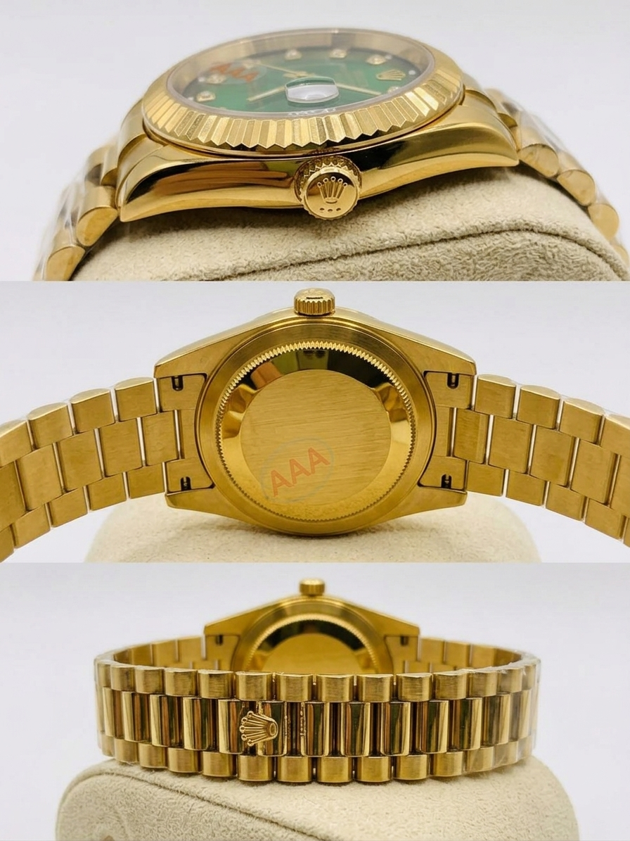 Classic Rolex Look Day-Date Watch