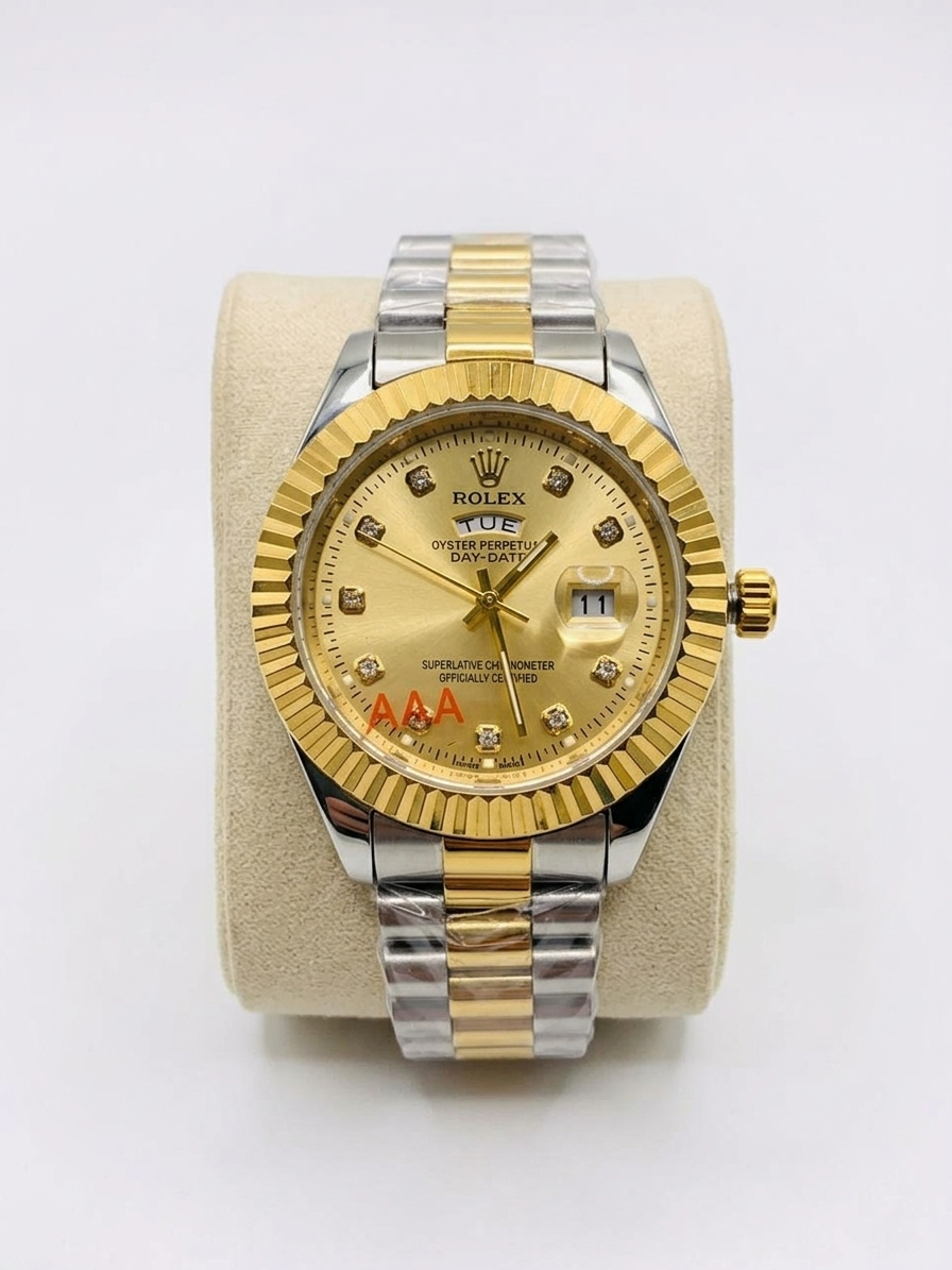 Premium Rolex Inspired Gold Watch