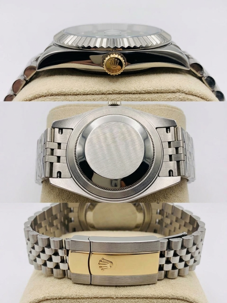 Rolex Style Full Silver Watch