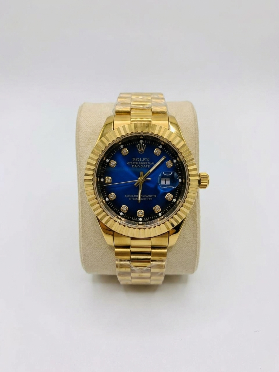 Classic Rolex Look Day-Date Watch