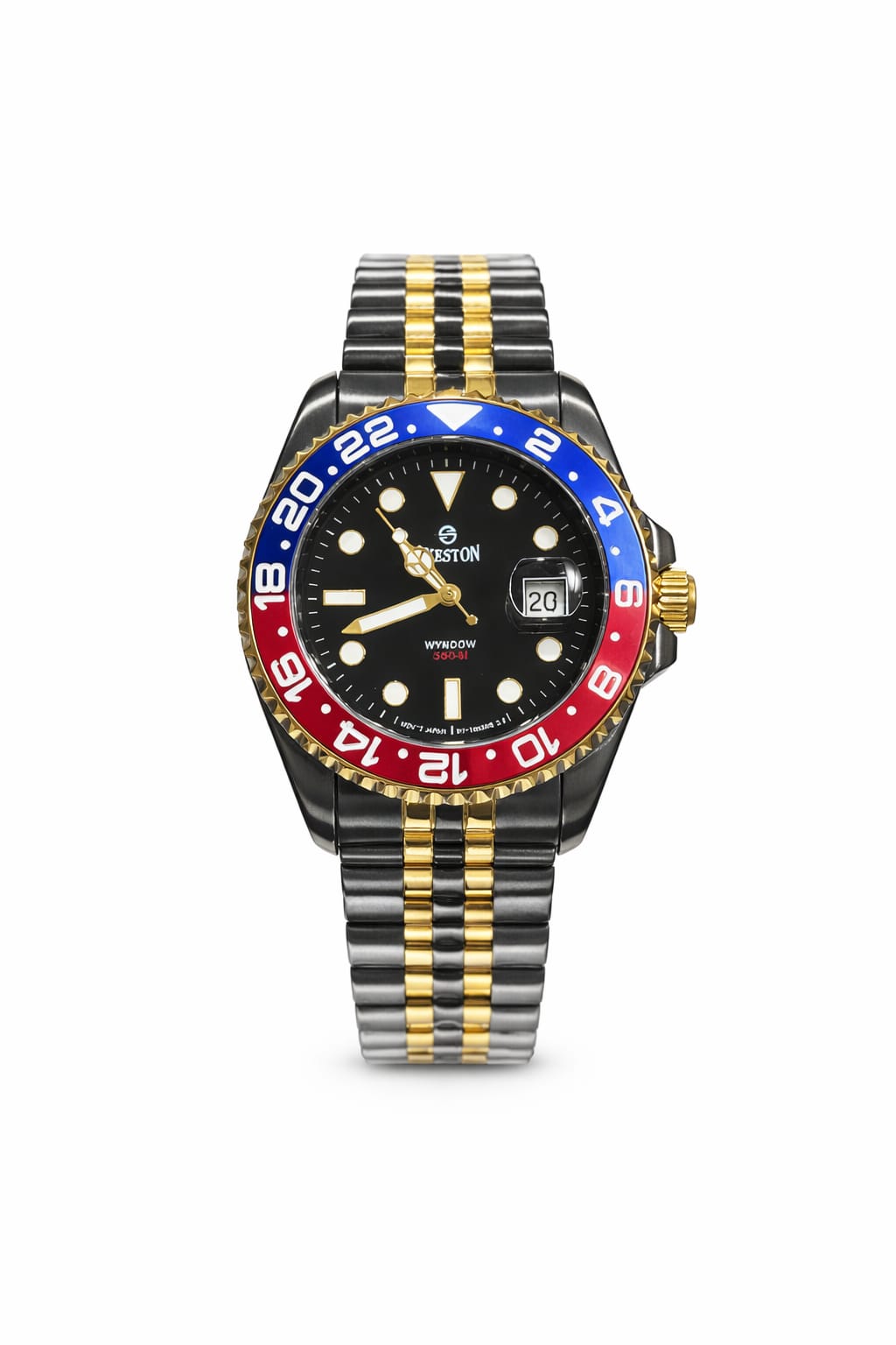 Luxury Stainless Steel Men’s Watch – GMT Style, Waterproof 300M | Wrist Feel