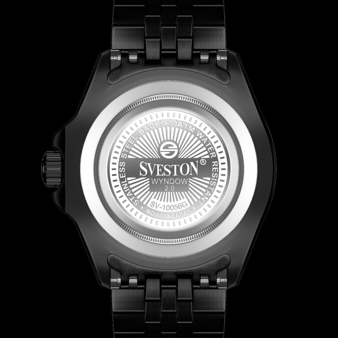 Luxury Stainless Steel Men’s Watch – GMT Style, Waterproof 300M | Wrist Feel